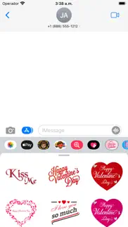 san valentine’s wishes sticker iphone screenshot 4