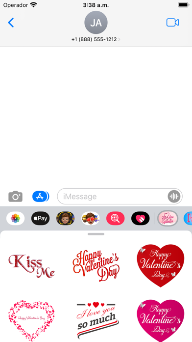 San Valentine’s Wishes Sticker Screenshot
