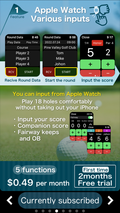 Best Score - Golf Score Manage Screenshot