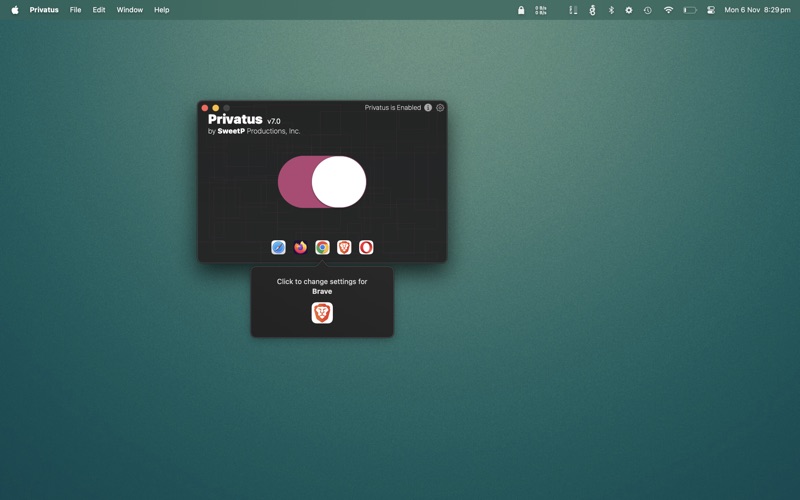 Privatus - privacy manager Screenshots