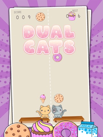 Dual Cats: Kawaii Cat Gameのおすすめ画像1