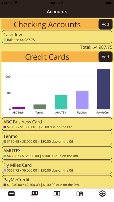 Lean Purse Calculator Screenshot