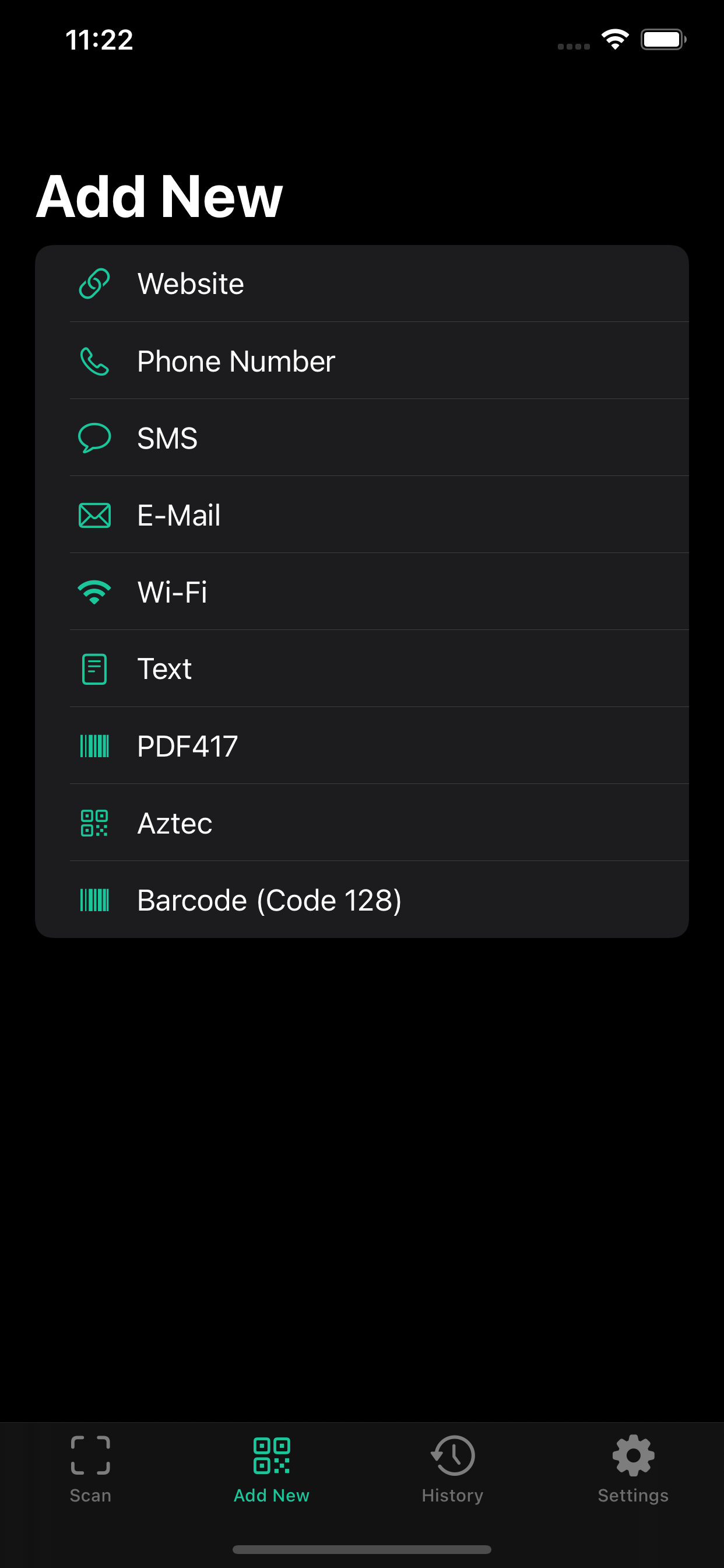 QR Code Reader and Maker App