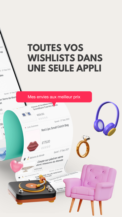 Screenshot #3 pour WISHUPON - Wishlist & Registry