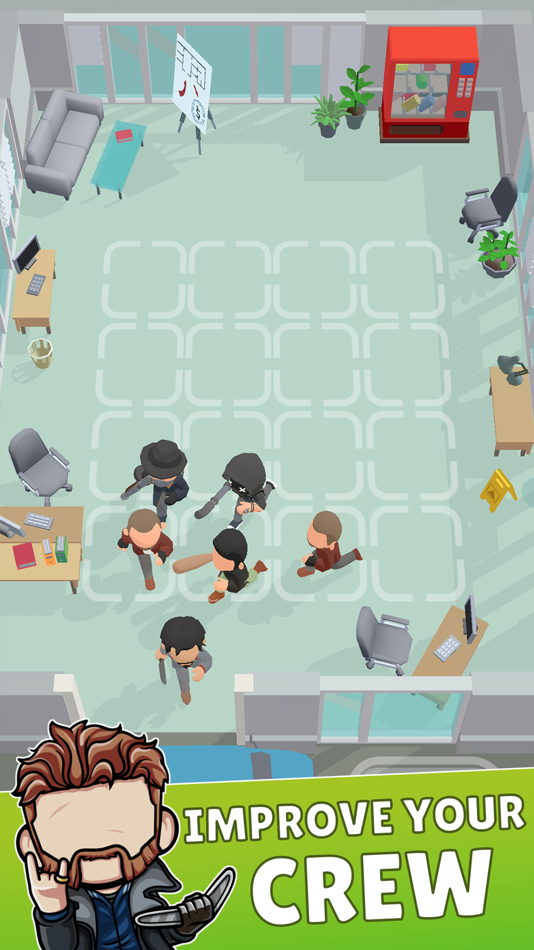 #4. Merge Gangster Heist vs Police (iOS) By: APPWILL COMPANY LTD