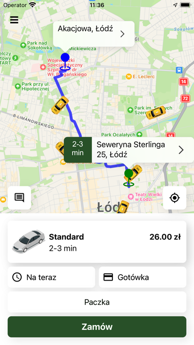 Taxi Zielone Screenshot