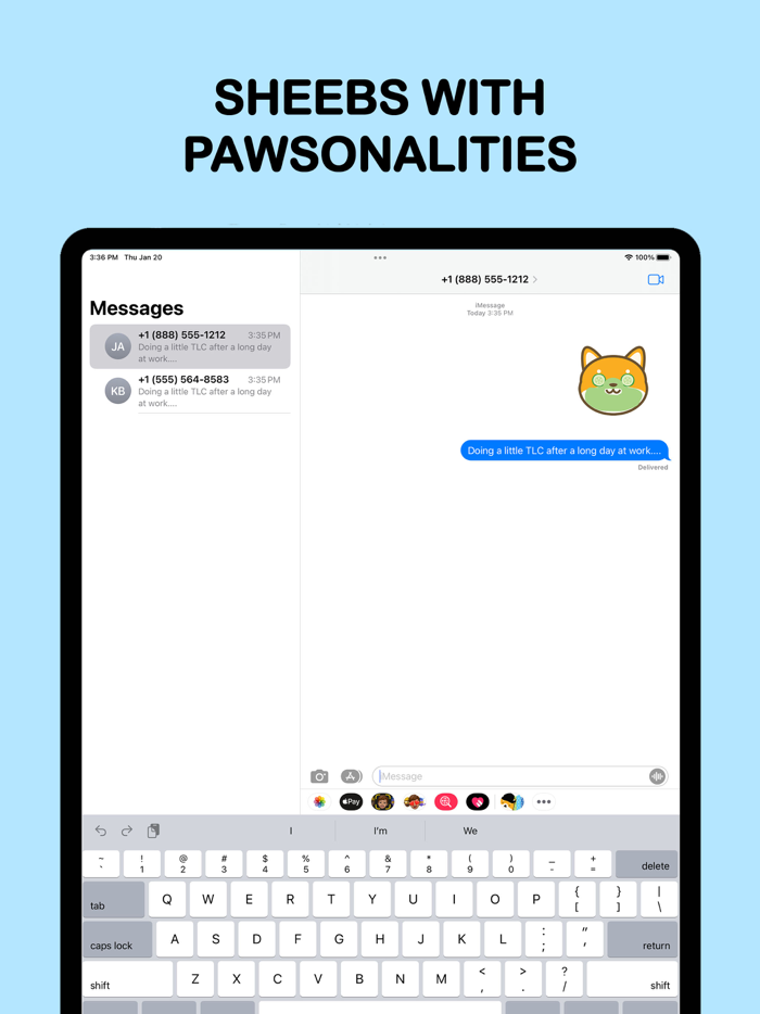Shibamoji Shiba Sticker Add-On