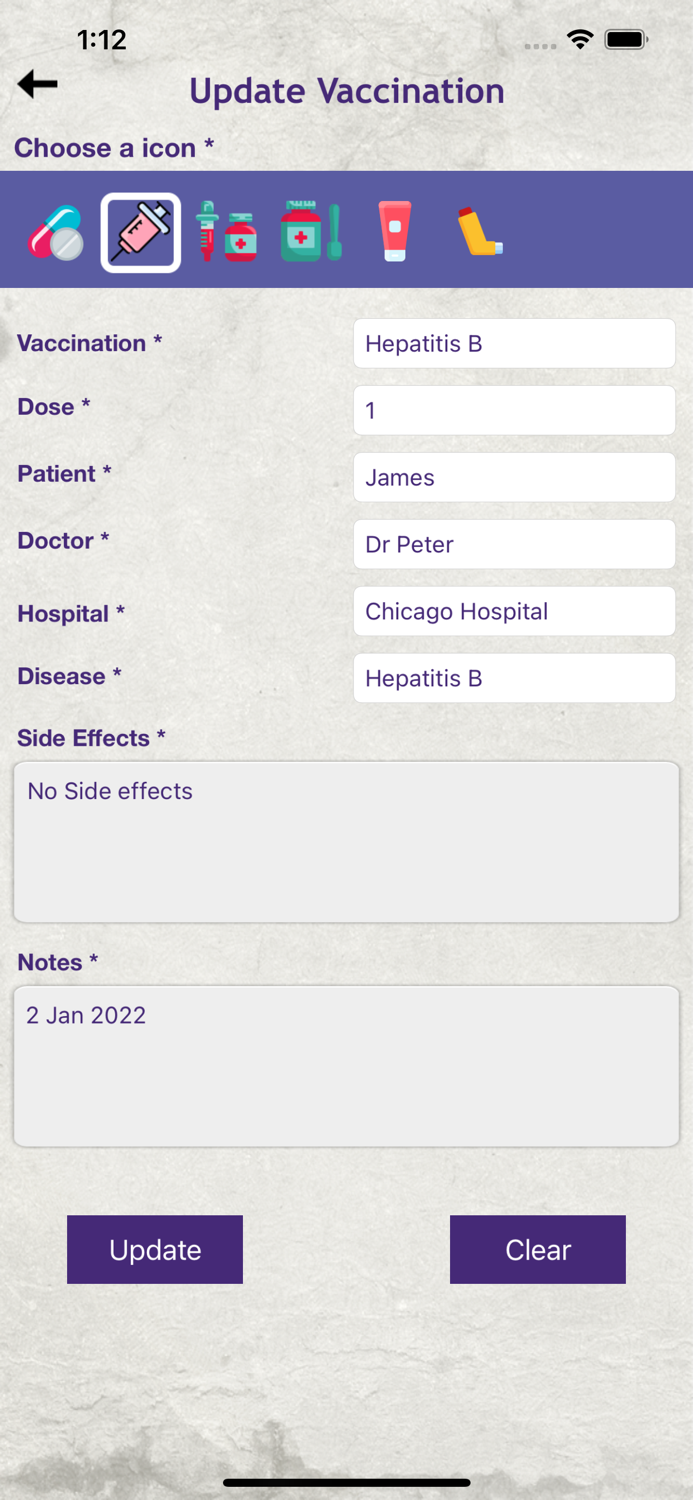 Vaccine Notification Reminders