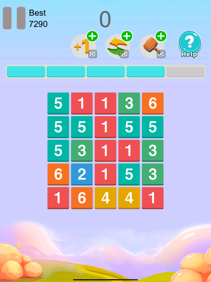 Number Puzzle Match Game