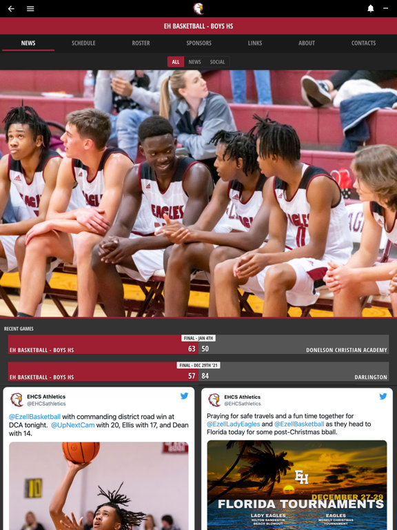 Ezell-Harding Athletics iPad screenshot 4 - Sports app