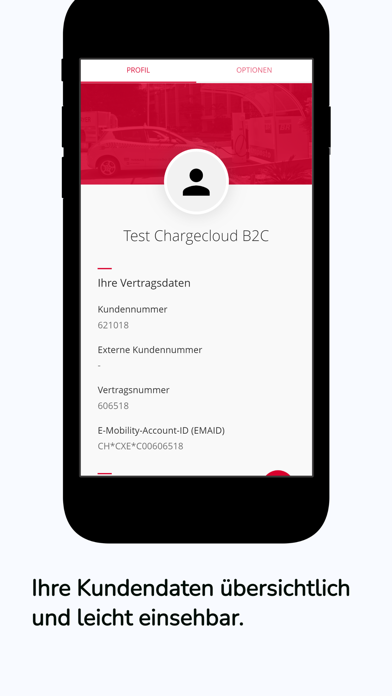 cx E-Mobility Abrechnung Screenshot