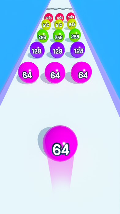 Rolling Ball Numbers Merge Screenshot