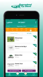 horse racing tip sheets iphone screenshot 2