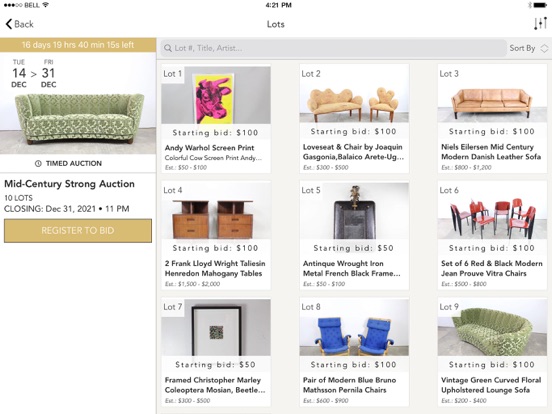 PS! iPad screenshot 2 - Shopping app