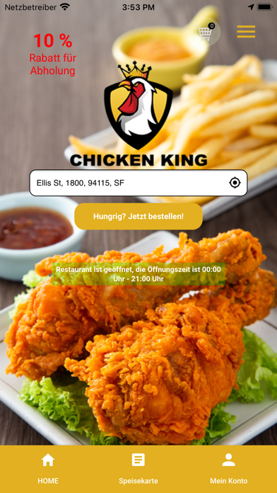 Chicken King Essen Screenshot