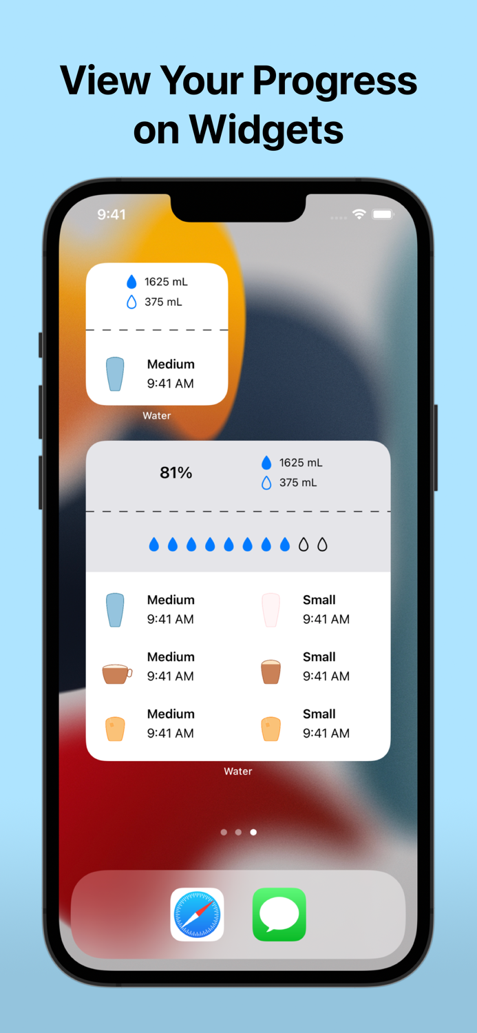 Water - Daily Intake Tracker