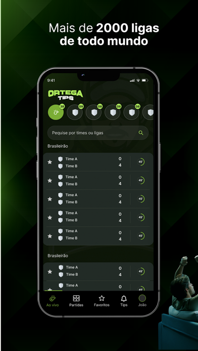 Ortegatips Scores Screenshot