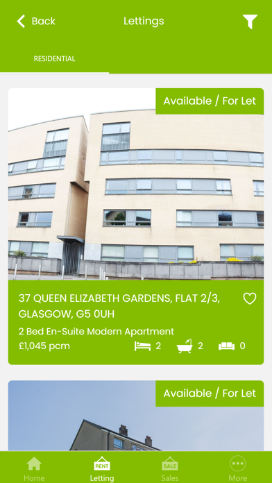 Baillie&Baillie Letting Agents Screenshot