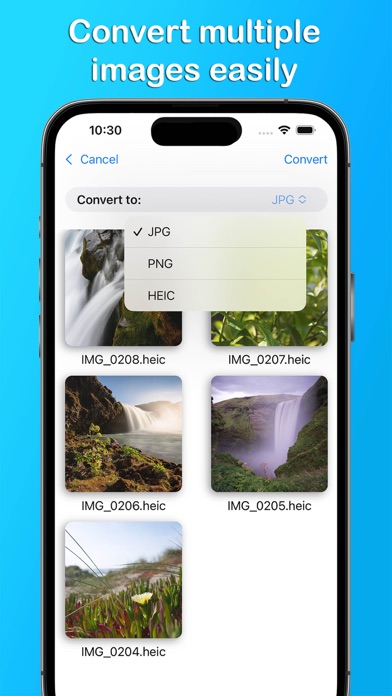 Screenshot #2 pour Image Converter: HEIC-JPG-PNG