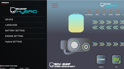EV Hybrid Control Screenshot