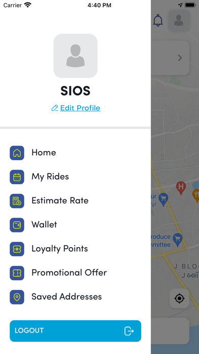 PayRide Cars Screenshot