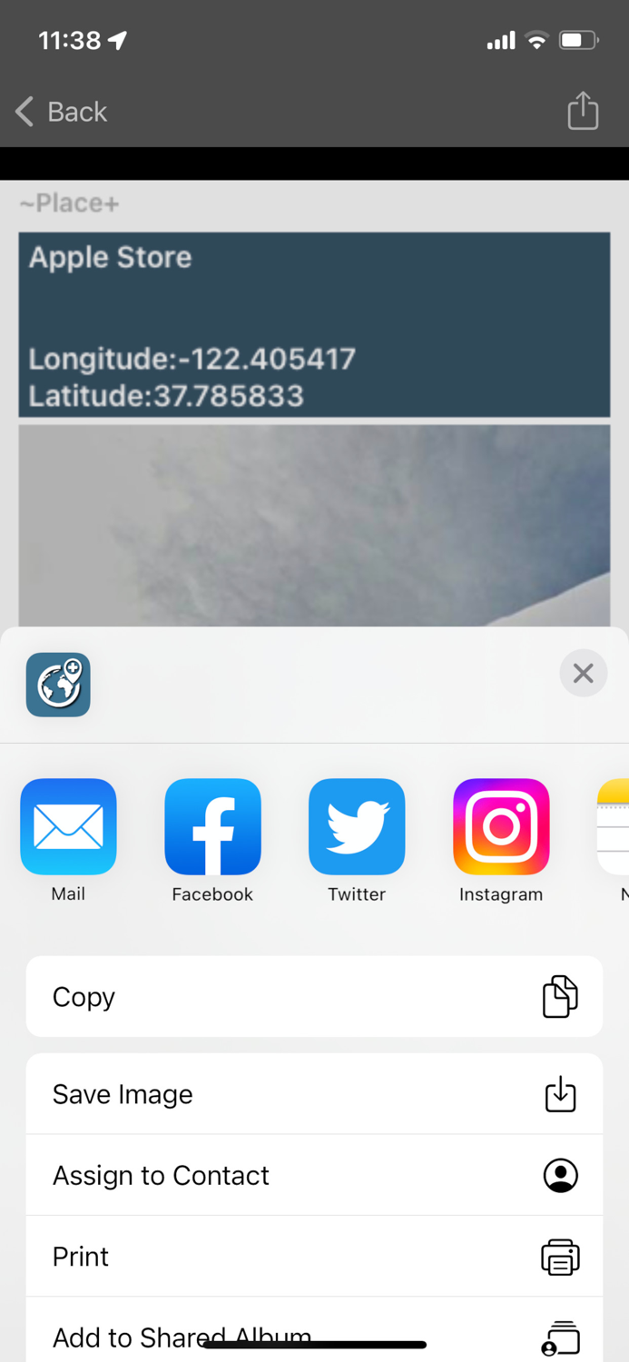 My Location Notes  Place