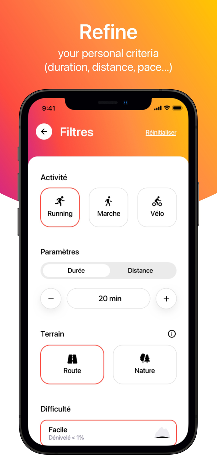 RunnrZ - Parcours Running