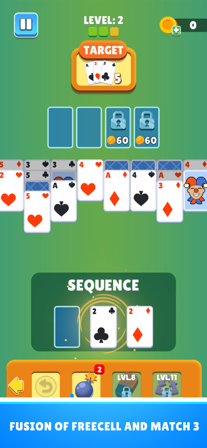 FreeCell Match Three Fusion