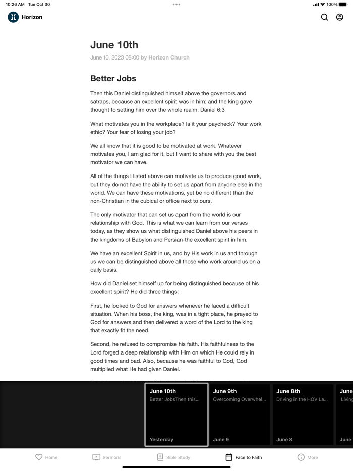 Horizon Christian Fellowship