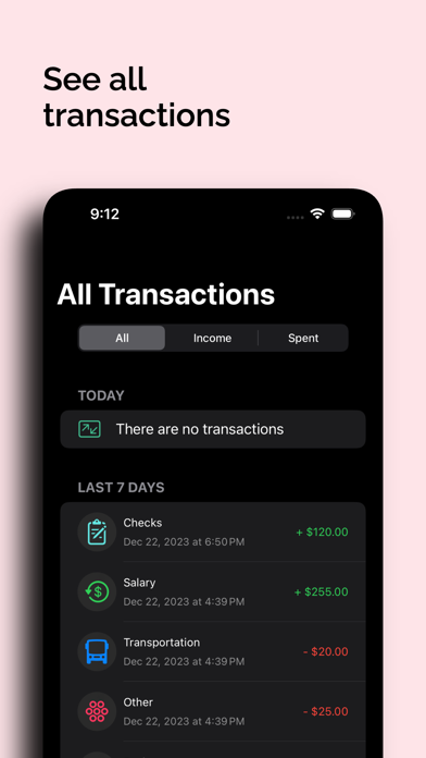 My Money - Budget Tracker Screenshot