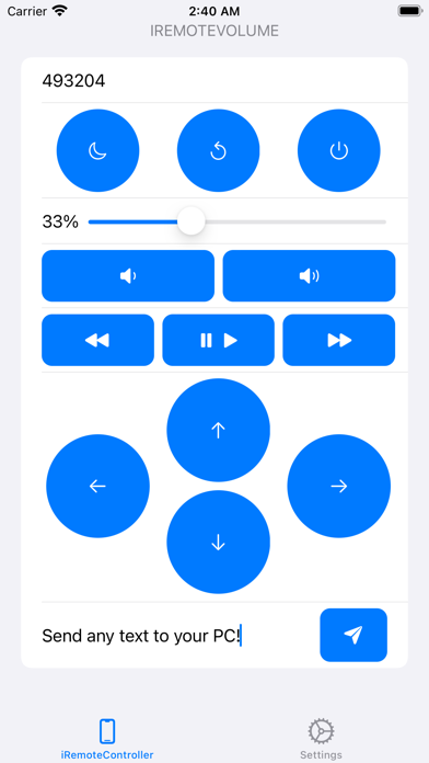iRemoteVolume Screenshot