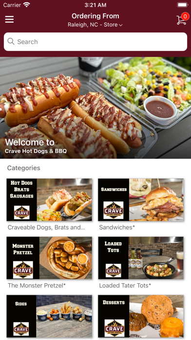 Crave Hot Dogs & BBQ Screenshot
