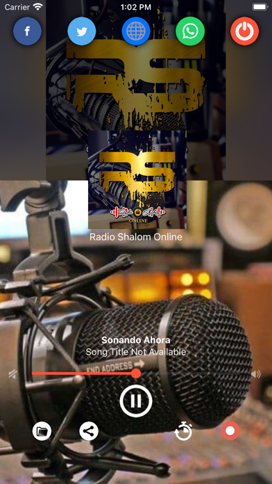 Radio Shalom Online Screenshot