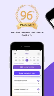pmp® exam prep 2024 iphone screenshot 1