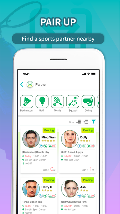 Pajo - Sports Social Platform Screenshot