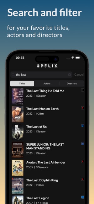 Upflix na App Store