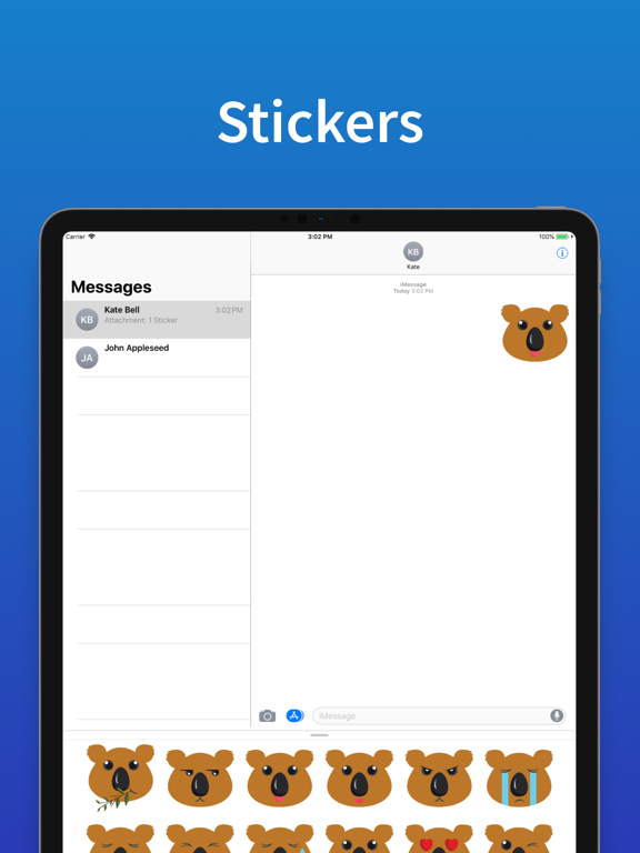 Screenshot #4 pour Koala Emoji & Bear Stickers