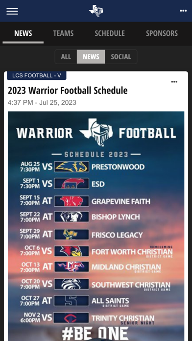 LCS Football Screenshot