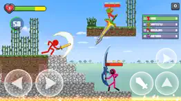 stickman combat: arena battle iphone screenshot 2