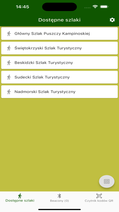 Dostępne szlaki Screenshot