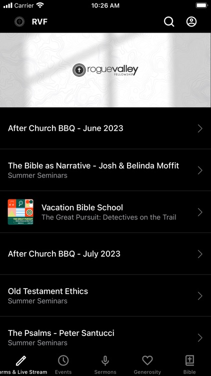 RVF Church App