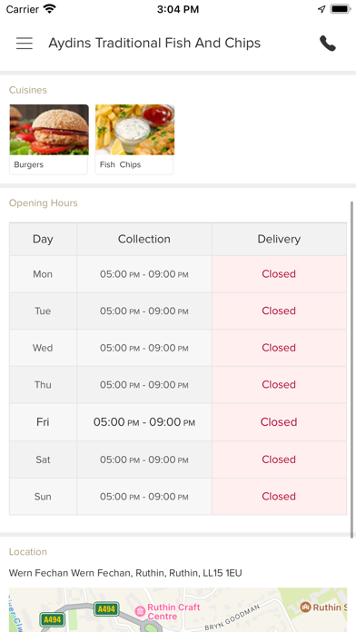 Aydins Traditional Fish Chips Screenshot
