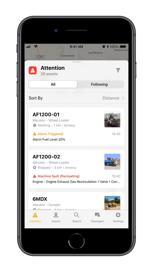 #1. MyMECALAC (iOS) By: Trackunit