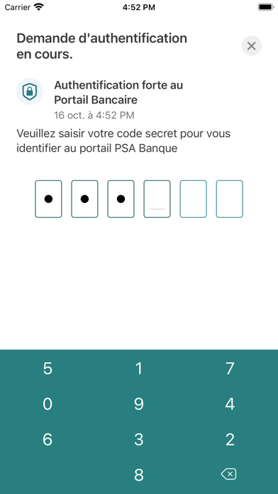 Screenshot #2 pour PSA Banque France SecurePlus