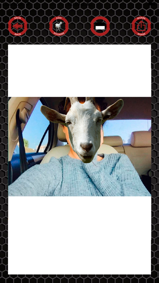 Goat stickers on photos - 1.1 - (iOS)