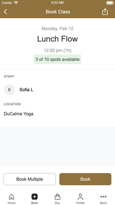 DuCalme Yoga Screenshot
