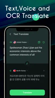 ai translator text voice & ocr iphone screenshot 2