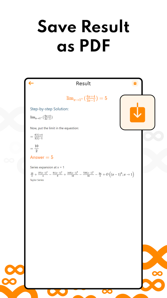 #4. Limit Calculator with Steps (iOS) بواسطة: Asad Ahsan