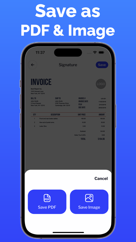 #5. iSignature - Scan Signature (iOS) Podle: Rajanibhai Sheladiya
