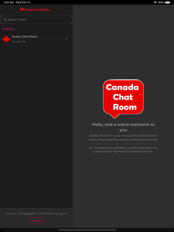 Canada Chat Roomのおすすめ画像1